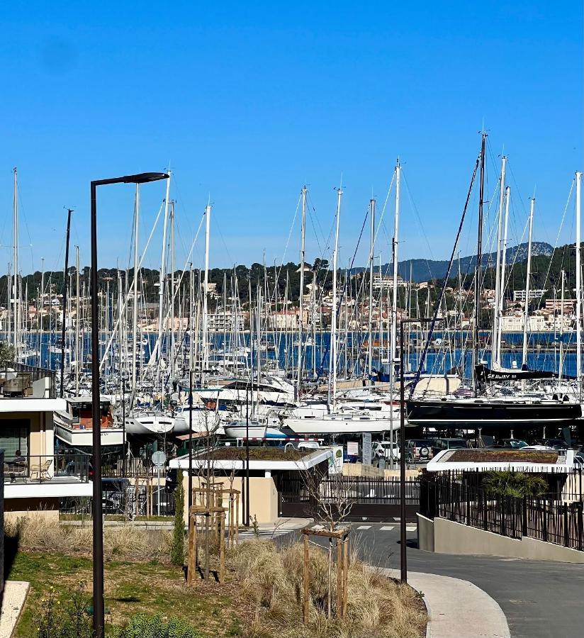 L'Apart'83 - T2 Classe 5 Etoiles - Belle Vue Sur La Baie Du Lazaret Saint-Elme Exterior foto